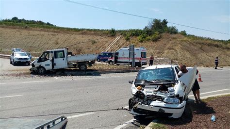 K­a­s­t­a­m­o­n­u­­d­a­ ­t­r­a­f­i­k­ ­k­a­z­a­s­ı­:­ ­3­ ­y­a­r­a­l­ı­